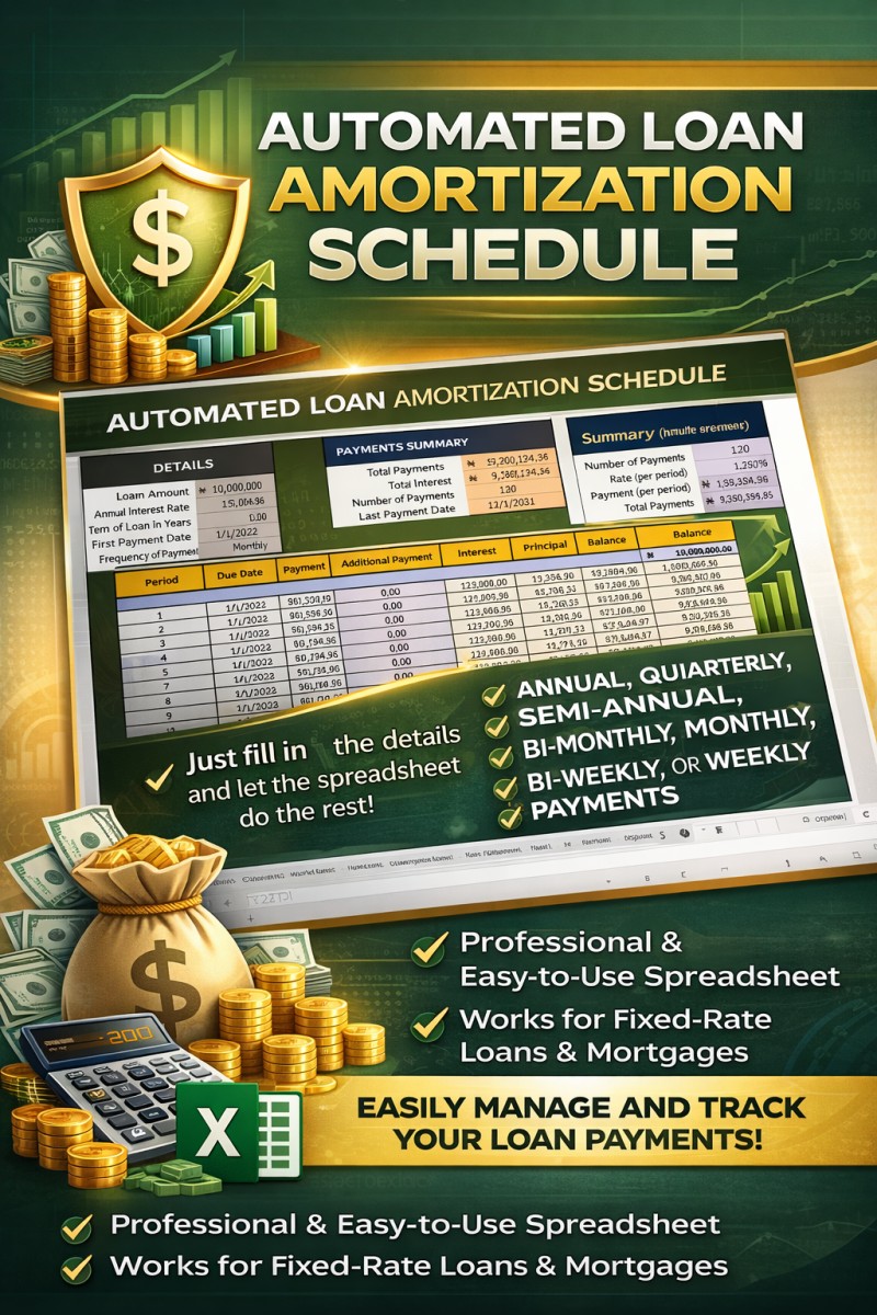 Automated Loan Amortization Schedule