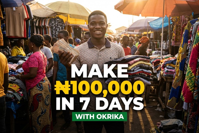 Start Okrika business and make your first profit in 7 days