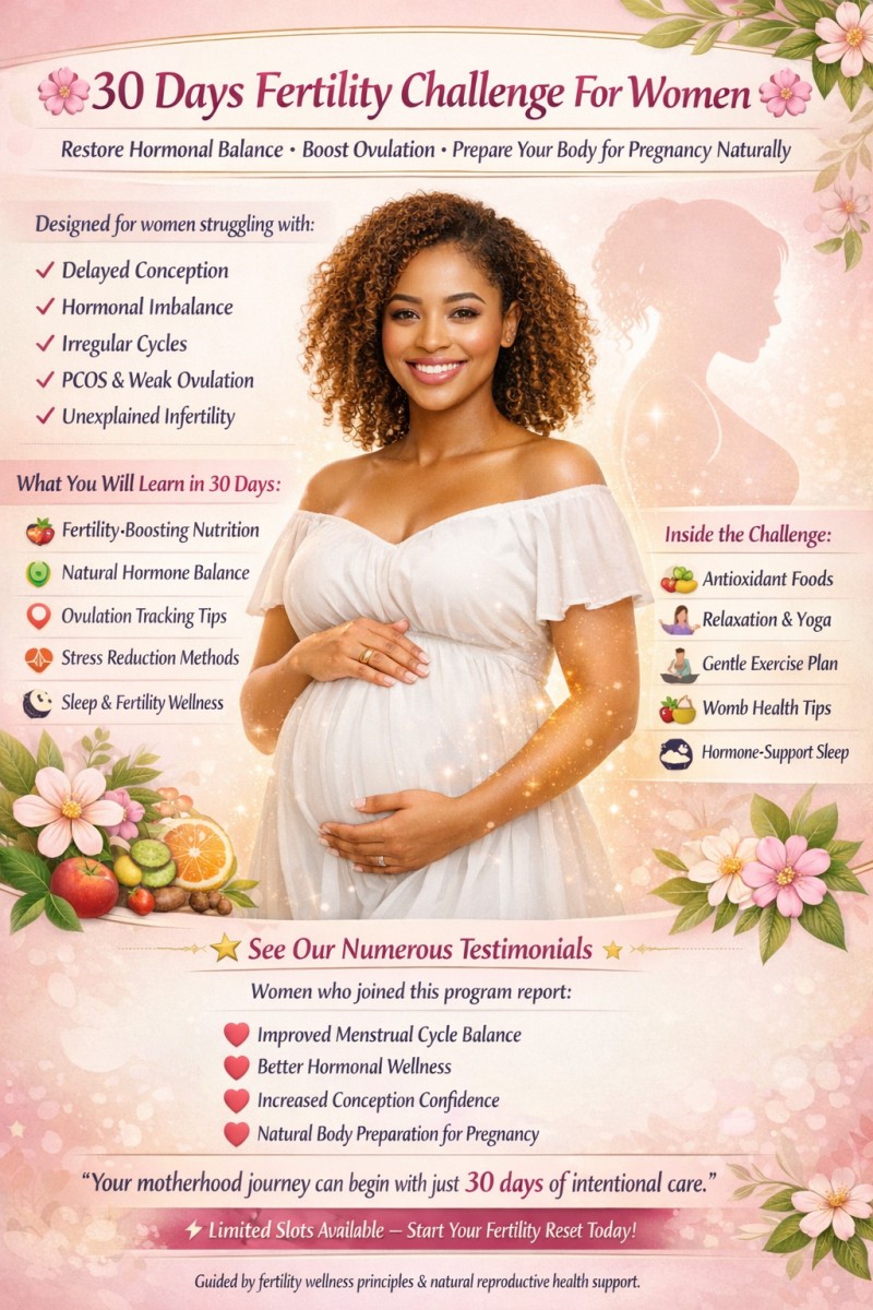 30 Days Fertility Diet Challenge