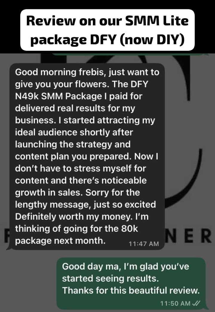 Customer review 1