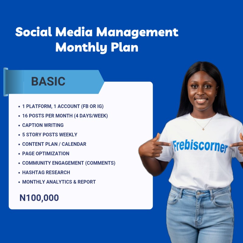 Social Media Management - Basic Package