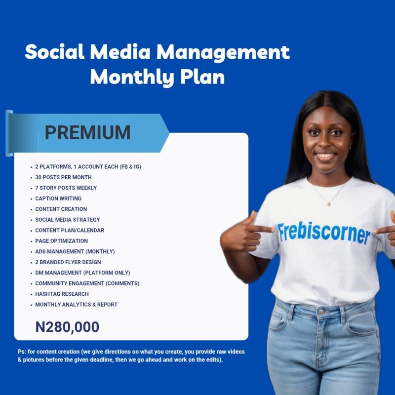 Social Media Management - Premium Package