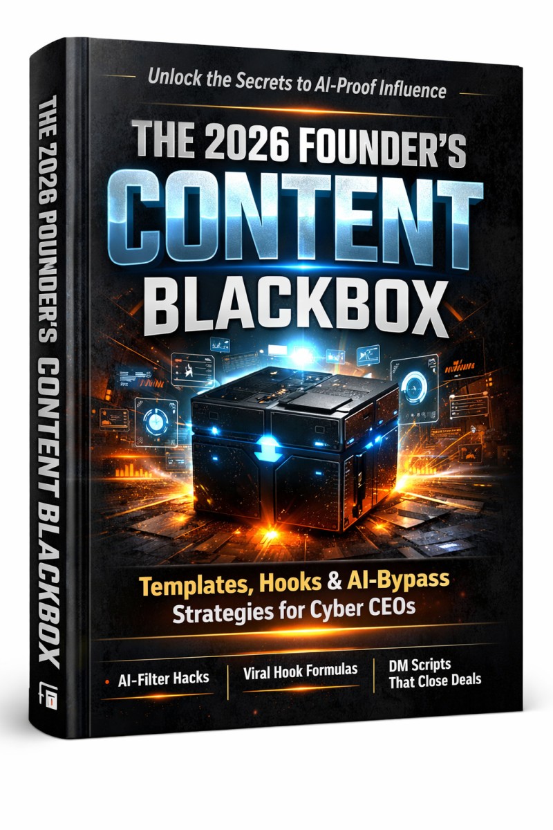 THE FOUNDER'S BLACKBOX: 2026 Ghostwriting Framework for AI & Cyber CEOs Format: PDF / Notion Masterclass