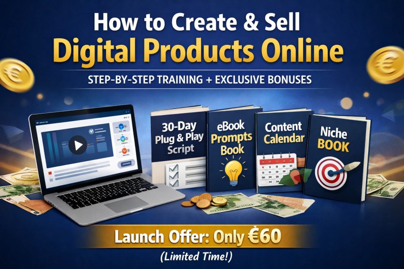 How to Create & Sell Digital Products Online
