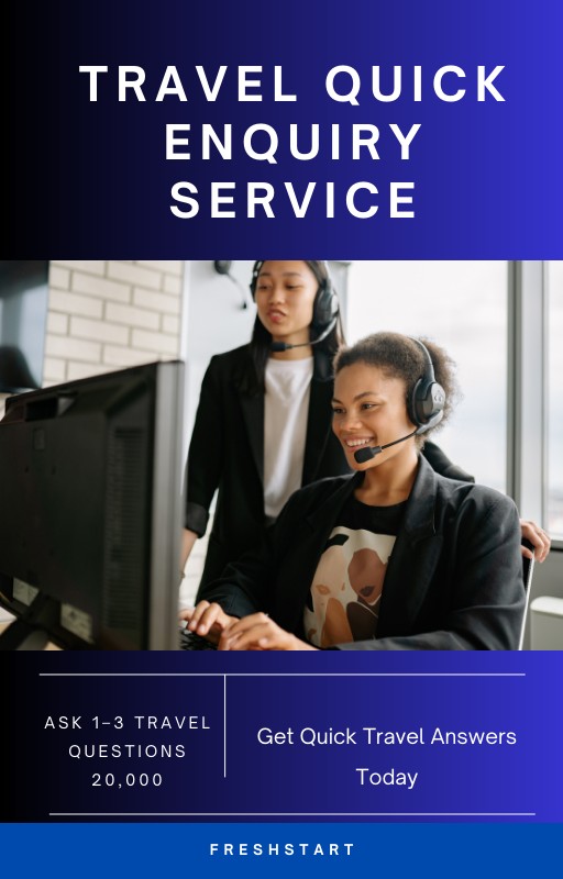 Travel Quick Enquiry – 20,000₦ Guidance Service