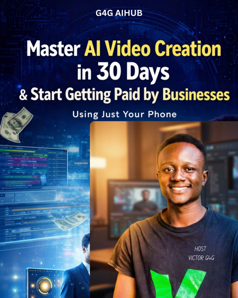 Master AI Video Creation in 30 Days & Start Getting Paid by Businesses — Using Just Your Phone