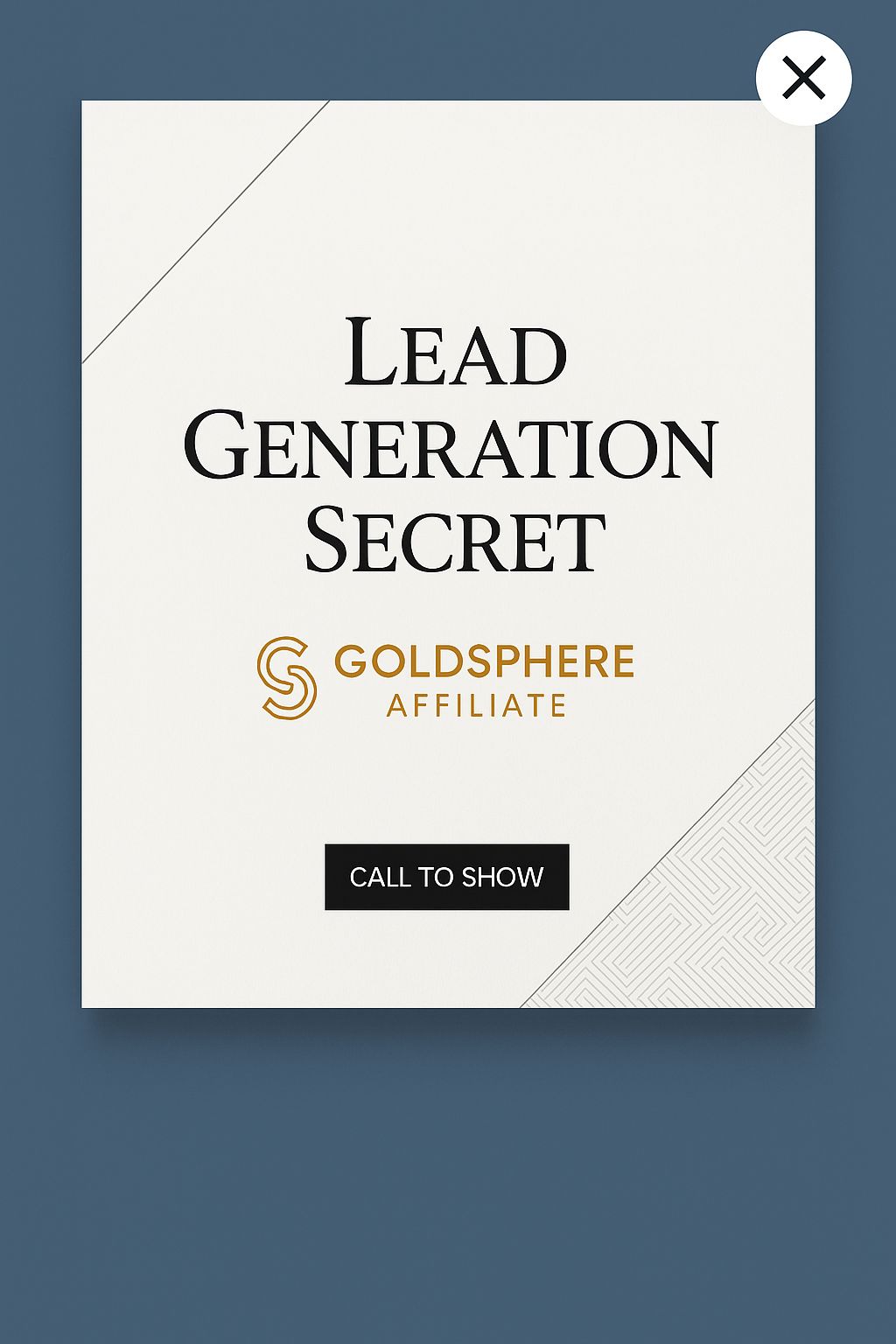 LEAD GENERATION MASTERY