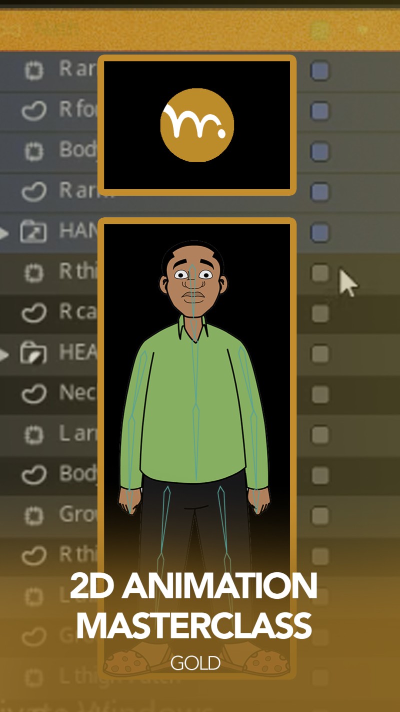 2D ANIMATION AND YOUTUBE MONETIZATION (GOLD)