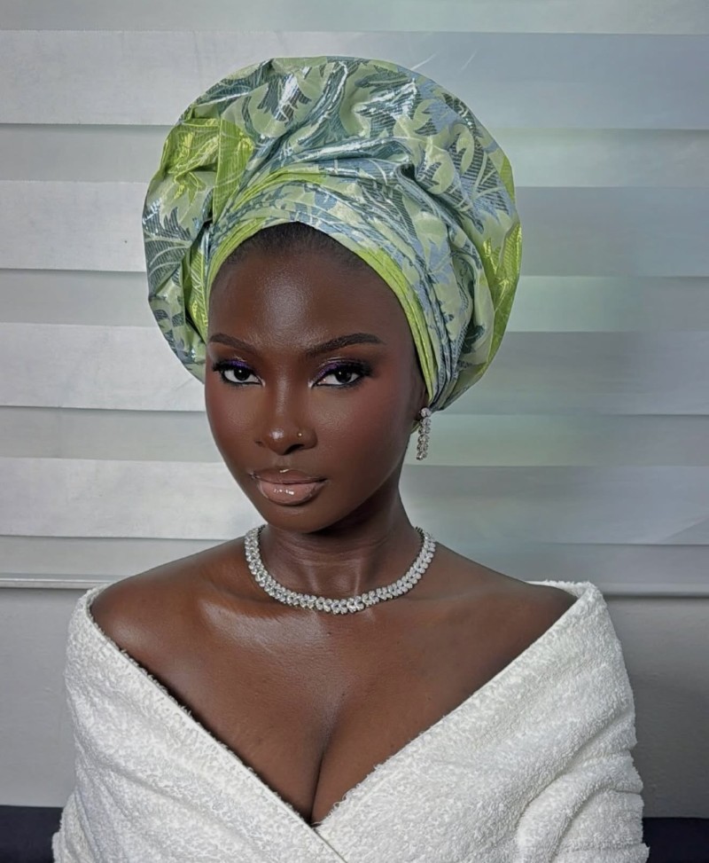 Bridal look on dark skin / eye pigment 2026 (cocktail and colorful)