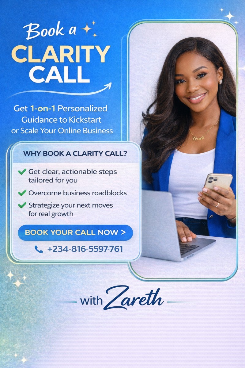 Book a 1-on-1 Clarity Call — Get Clear, Get Direction, Get Results