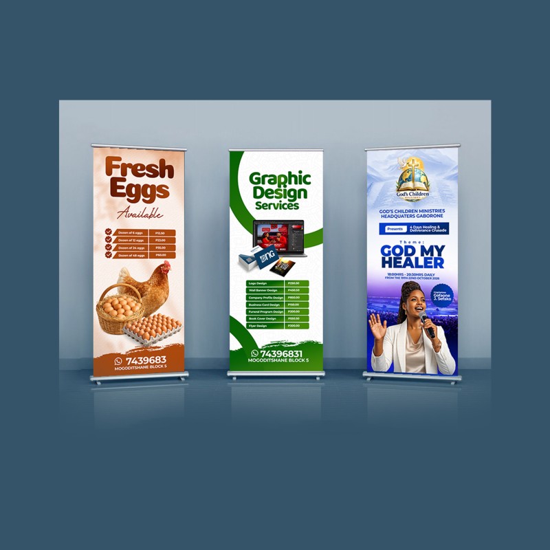 3 Pull Up Banner Design Templates