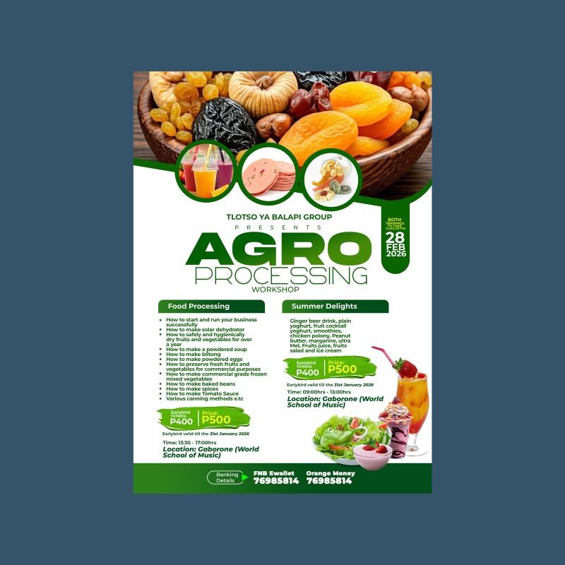 Food Processing Flyer Template