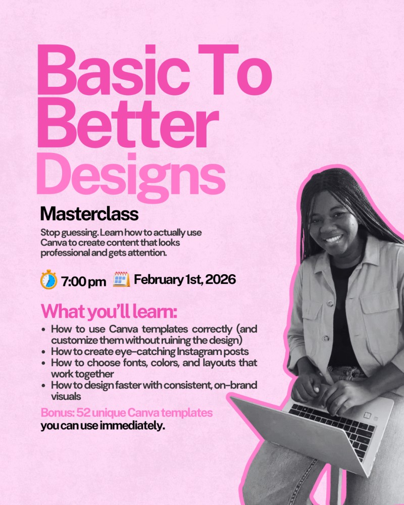 Basic To Better Design Masterclass
