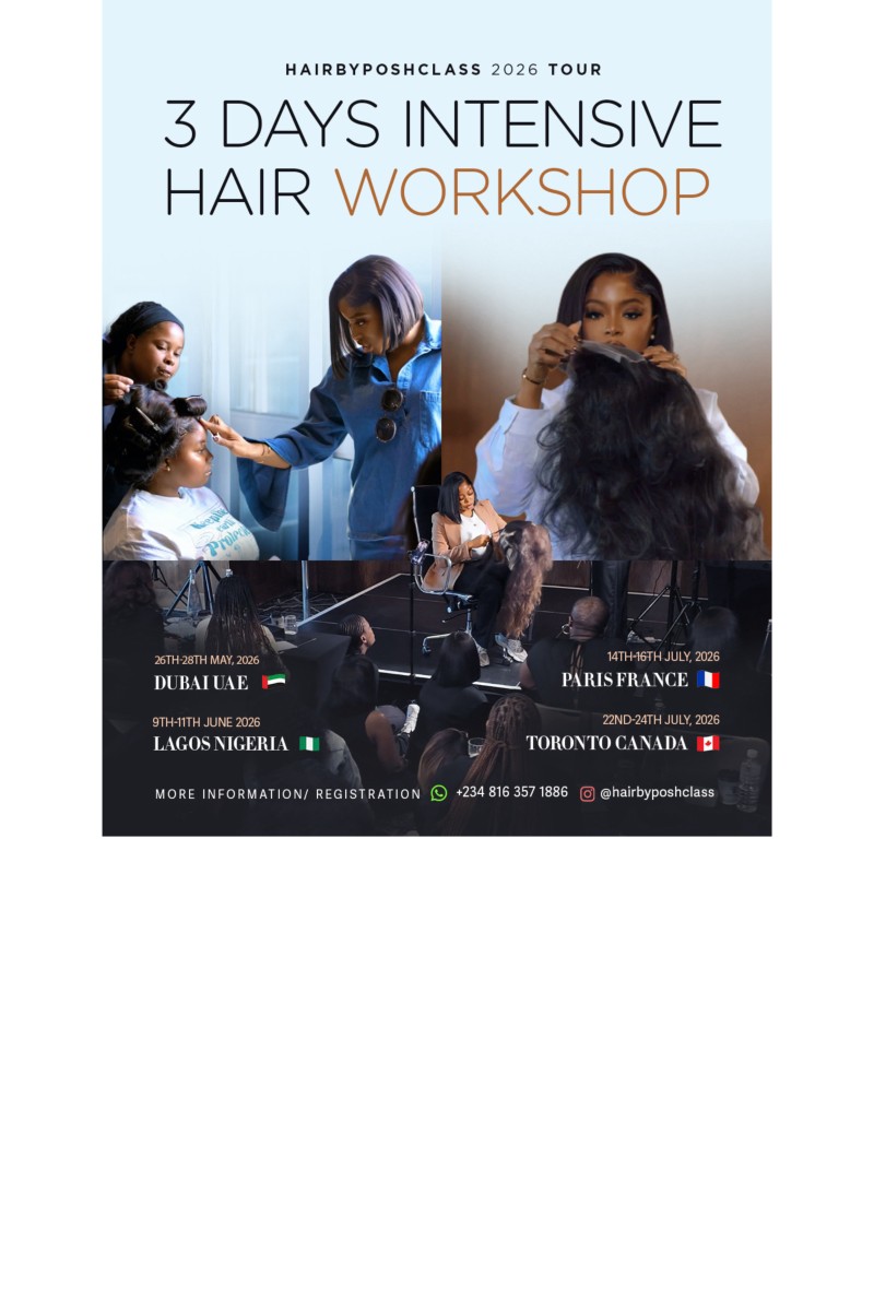 🇦🇪 DUBAI HAIRBYPOSHCLASS 2026 PHYSICAL MASTERCLASS TOUR