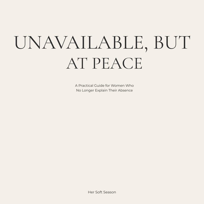 Unavailable, but at Peace