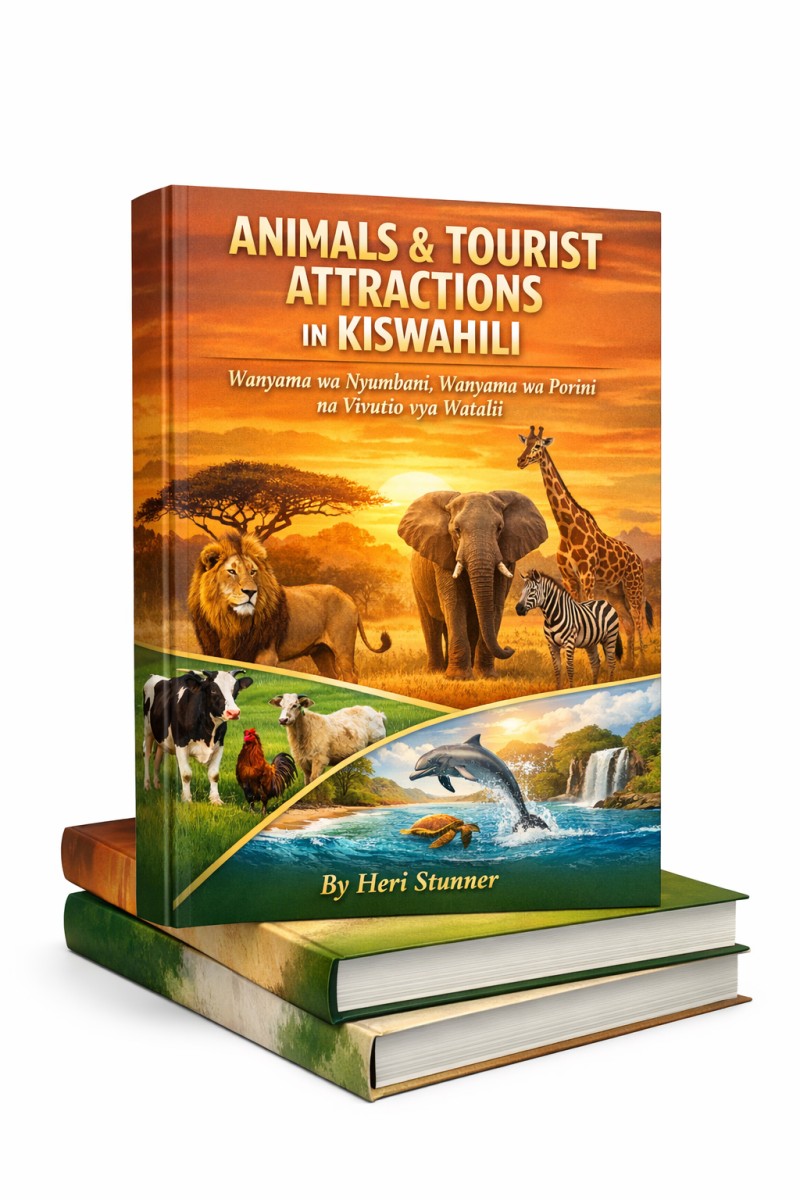 ANIMALS AND TOURISTS ATTRACTIONS IN SWAHILI