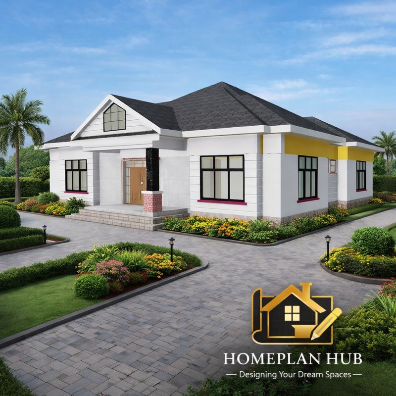 Three Bedroom House Plan