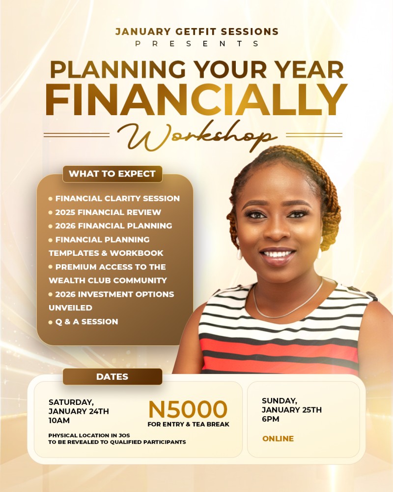 Planning your year financially workshop replay