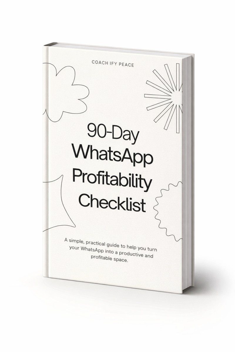 90 DAYS WHATSAPP PROFITABILITY CHECKLIST