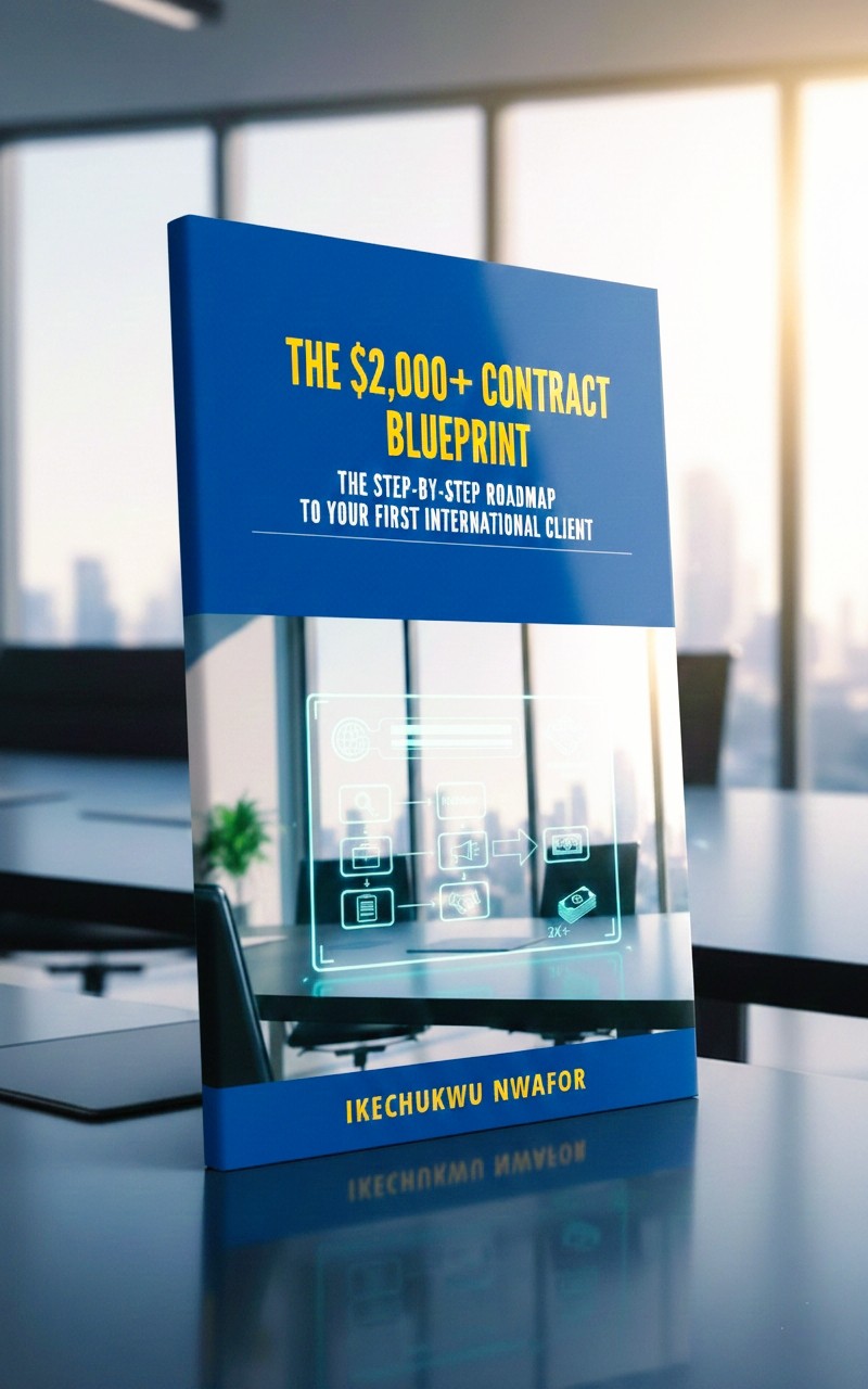 THE $2,000+ CONTRACT BLUEPRINT: ​THE STEP-BY-STEP ROADMAP TO YOUR FIRST INTERNATIONAL CLIENT