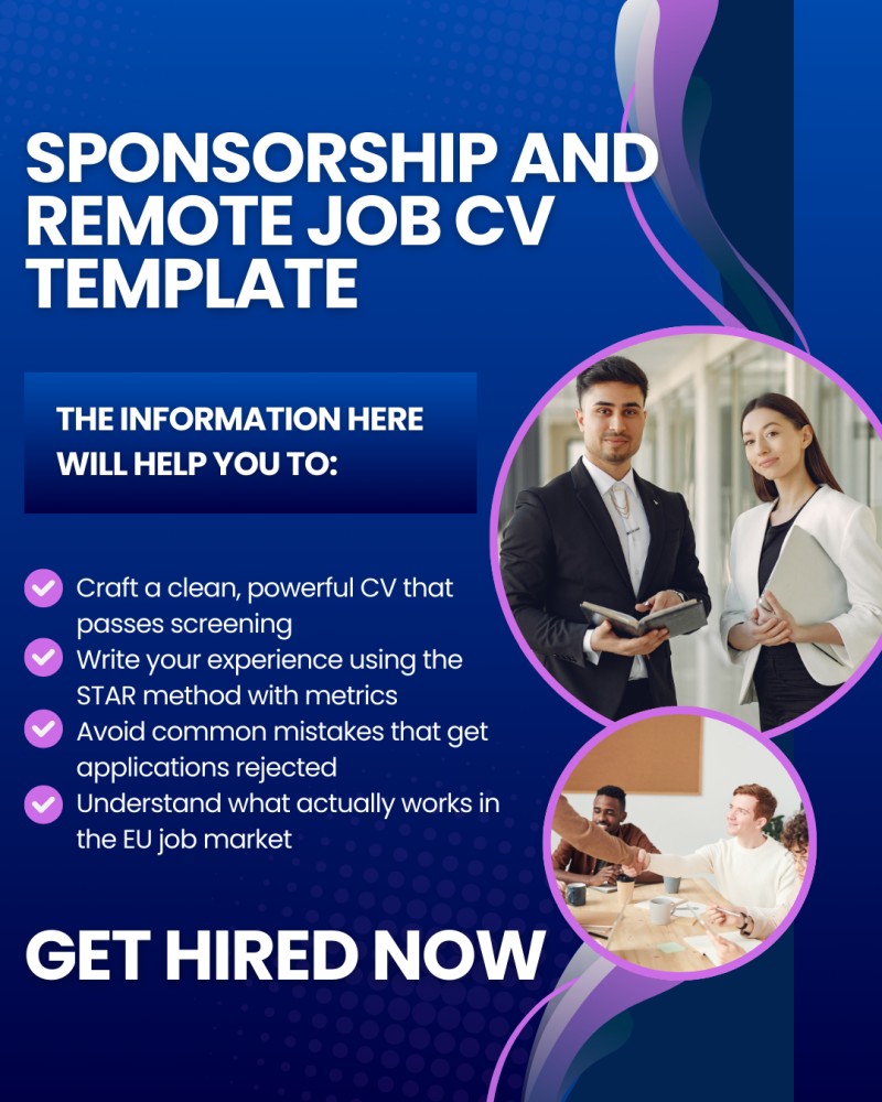 Career Handbook for Visa Sponsorship & Remote jobs