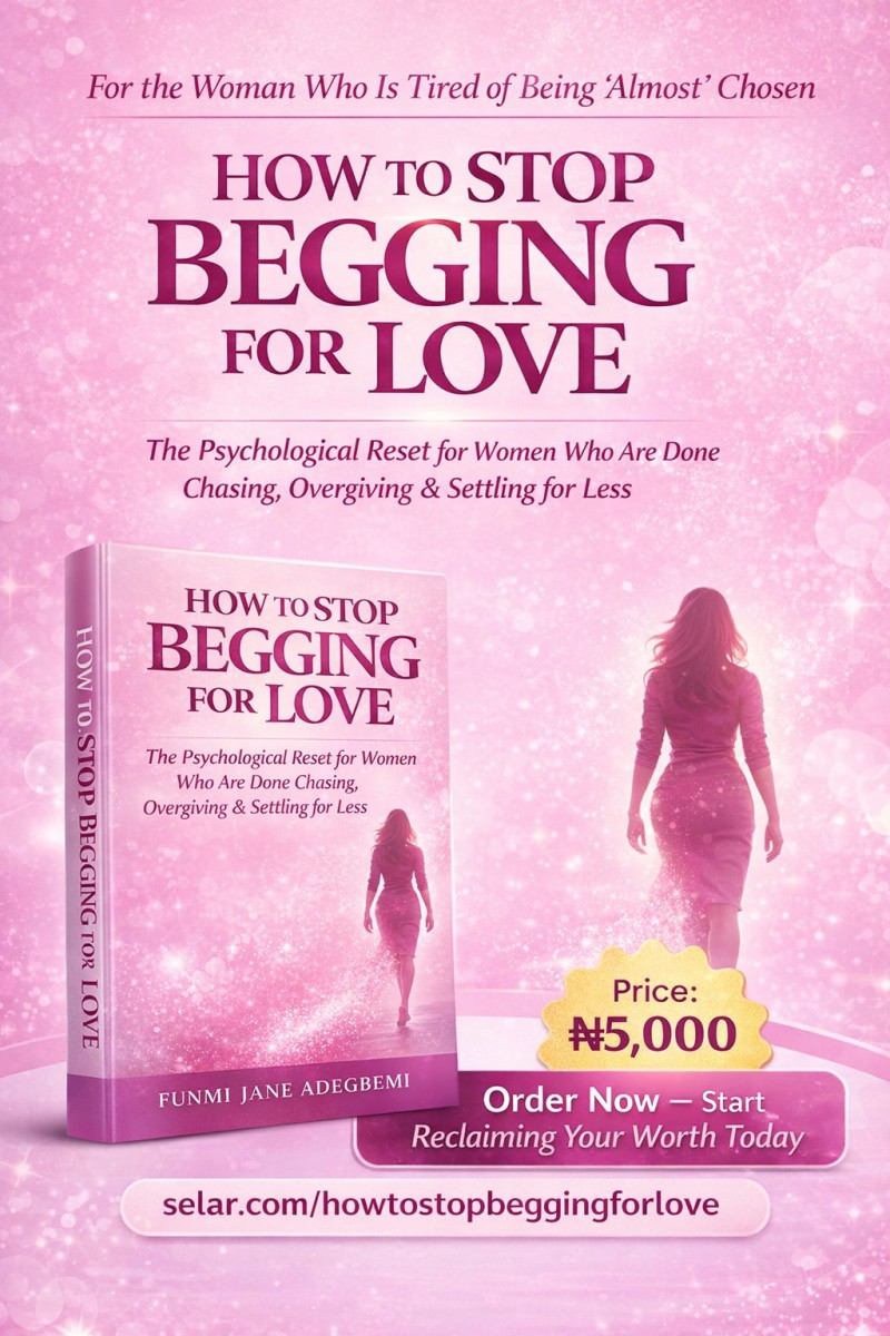 HOW TO STOP BEGGING FOR LOVE