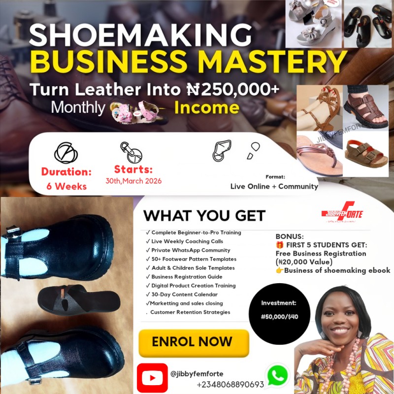 Jibbyfemforte DIY shoemaking course
