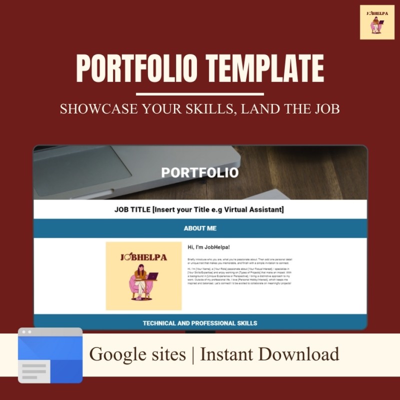 Professional Website Portfolio Template