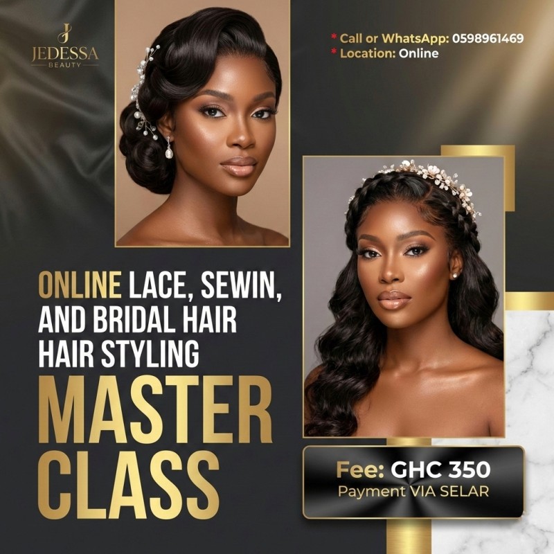 Online Bridal Hair Class.