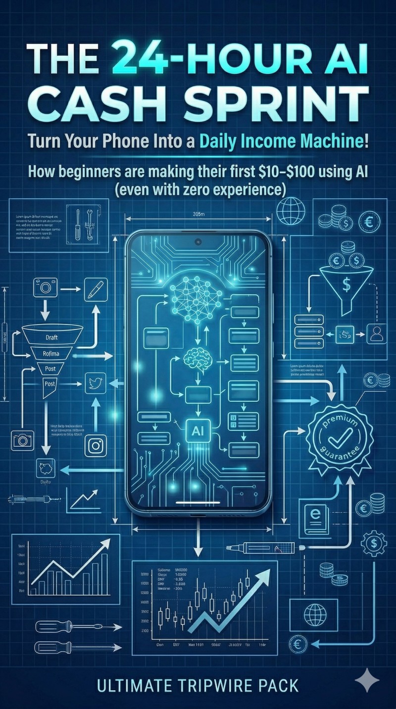 24-Hour AI Cash Sprint - Turn Your Phone Into a Daily Income Machine!