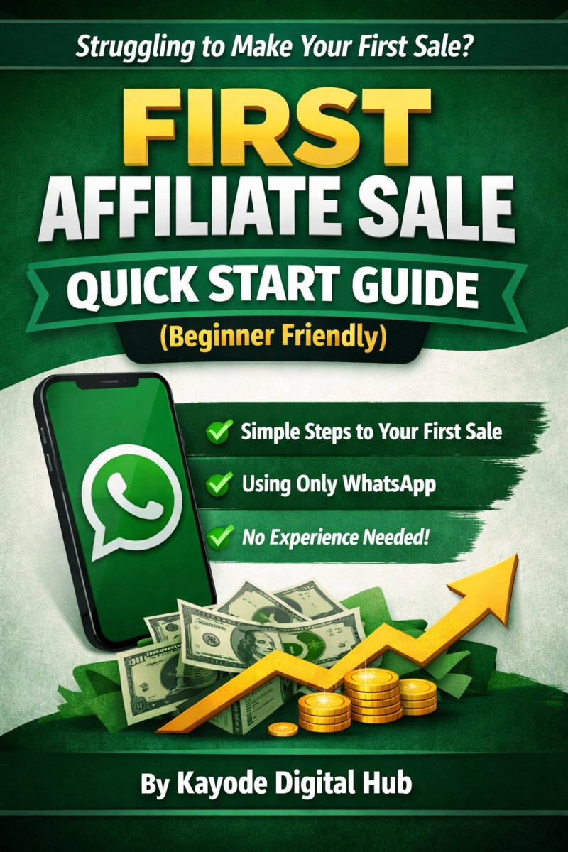 First Affiliate Sale Quick Start Guide (Beginner Friendly)