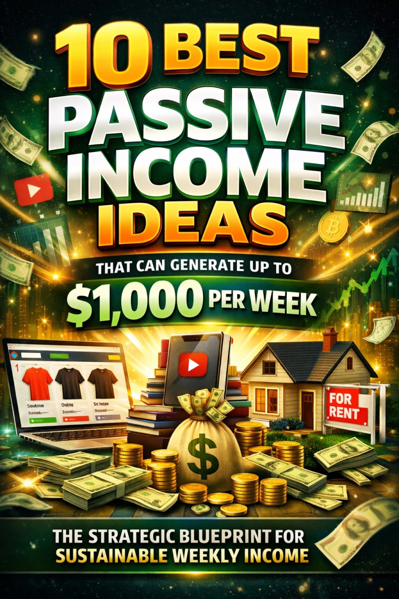 10 Best Passive Income Ideas that can Generate $1000