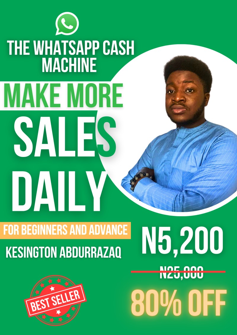 THE WHATSAPP CASH MACHINE - How to Turn WhatsApp Conversations Into Daily Sales