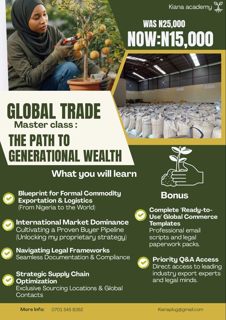 Global trade masterclass