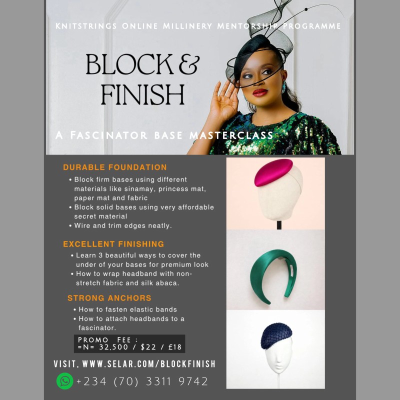 BLOCK AND FINISH