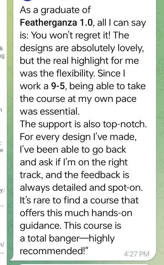 Customer review 1