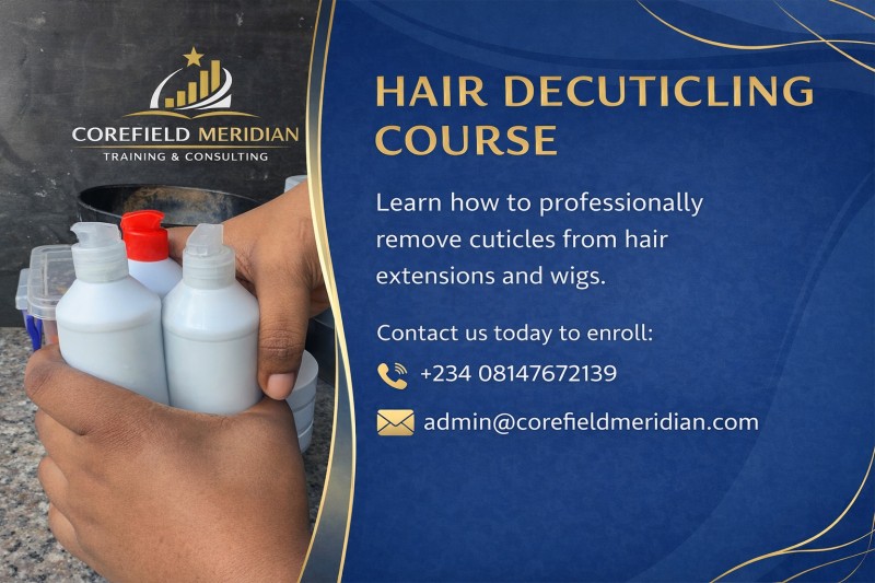 FACTORY GRADE HAIR DECUTICLING COURSE