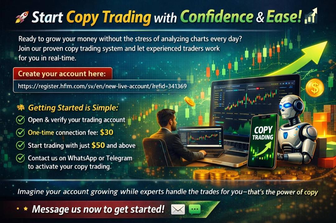 Pay for Connection Fees: Start Copy Trading with Confidence & Ease