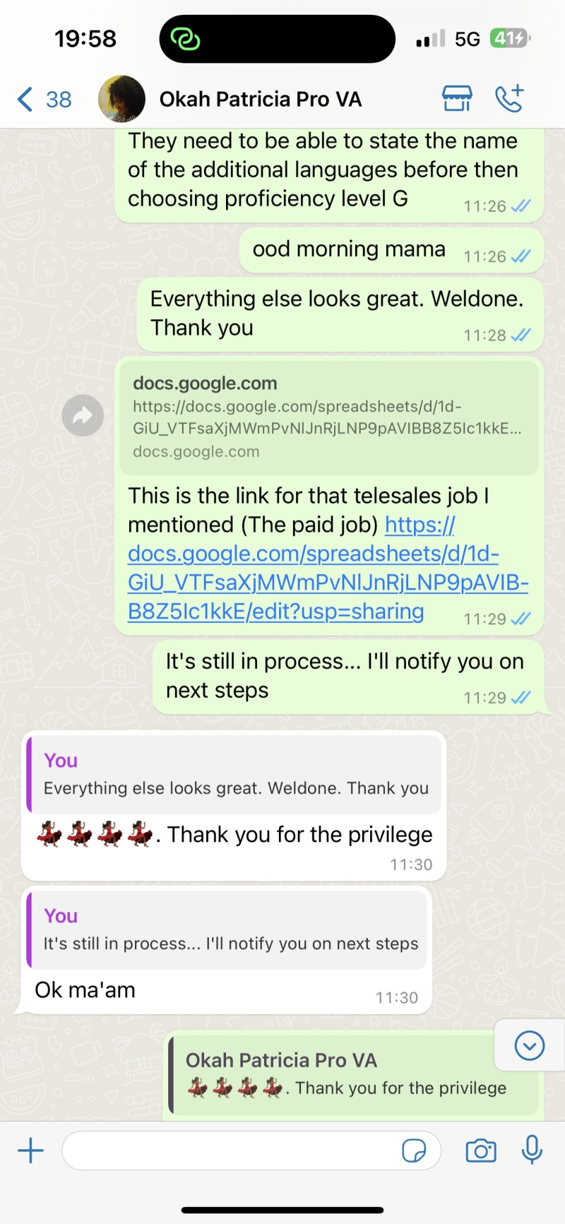 Customer review 15