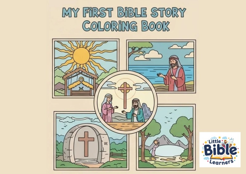 My First Bible Story Coloring Book