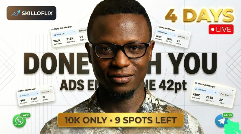The Done-With-You Ads Engine (4-Day Sabificate)