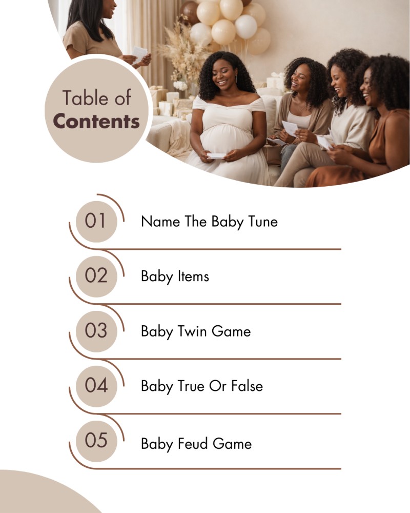 Neutral Baby Shower Game Bundle