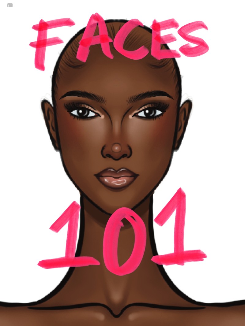 How to draw and paint a face