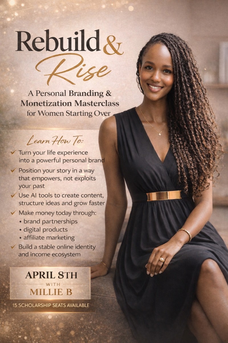 REBUILD & RISE: A Personal Branding Masterclass for Women Starting Over