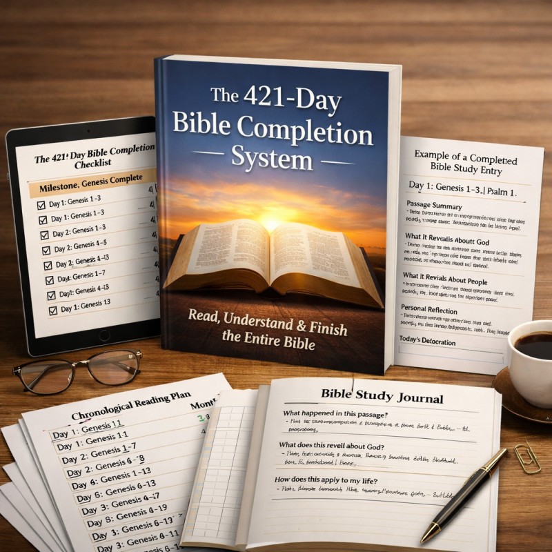 The Easiest 421-Day Bible Study Completion System