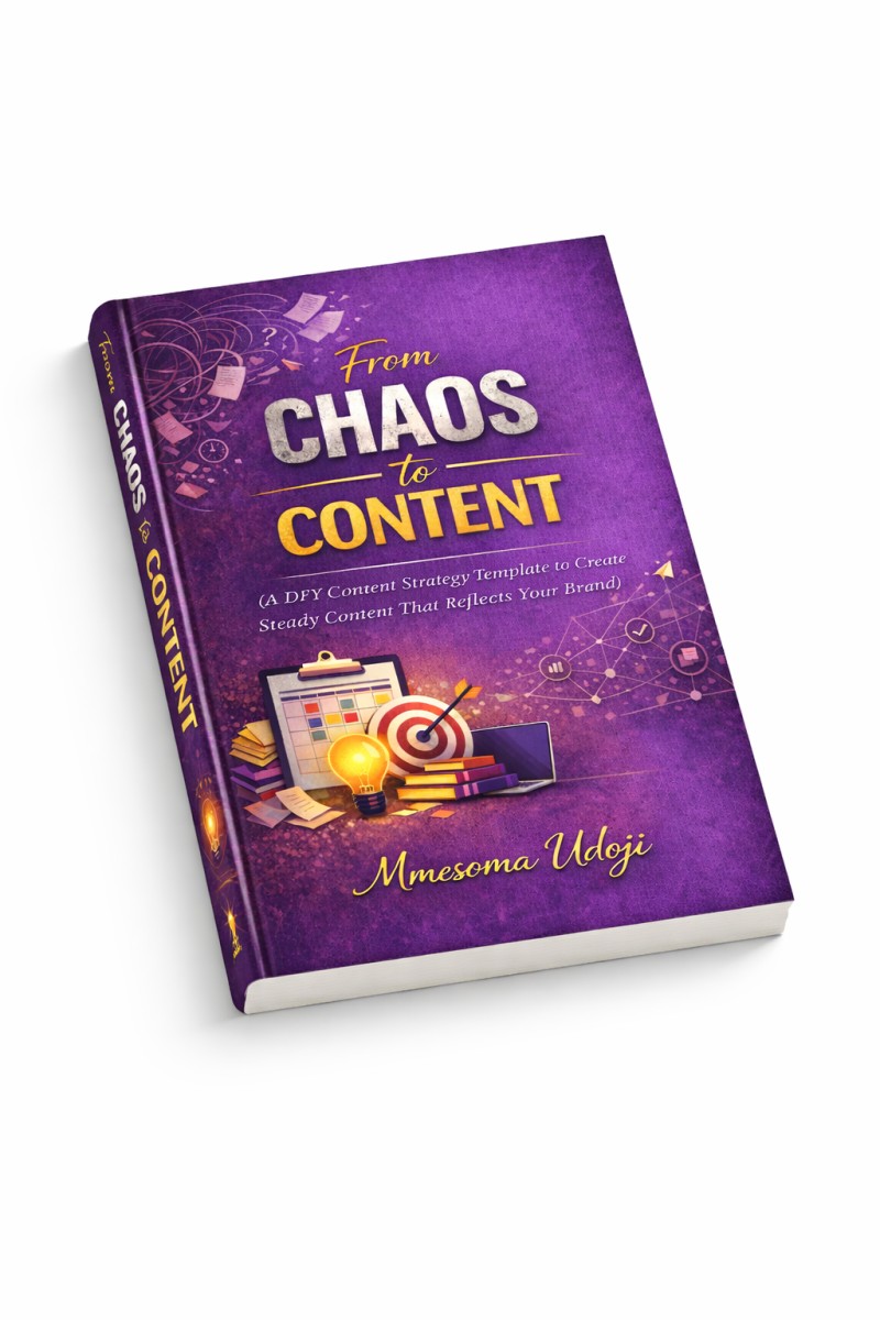 From CHAOS to CONTENT. A DFY content strategy to create steady contents that reflects your brand.