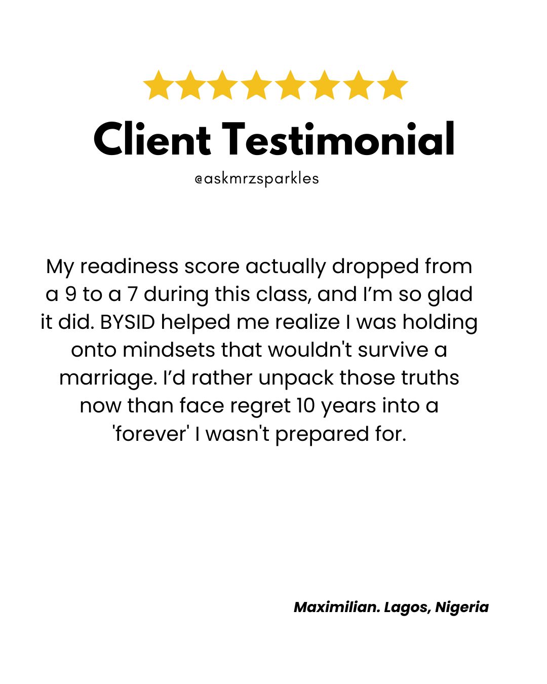 Customer review 1