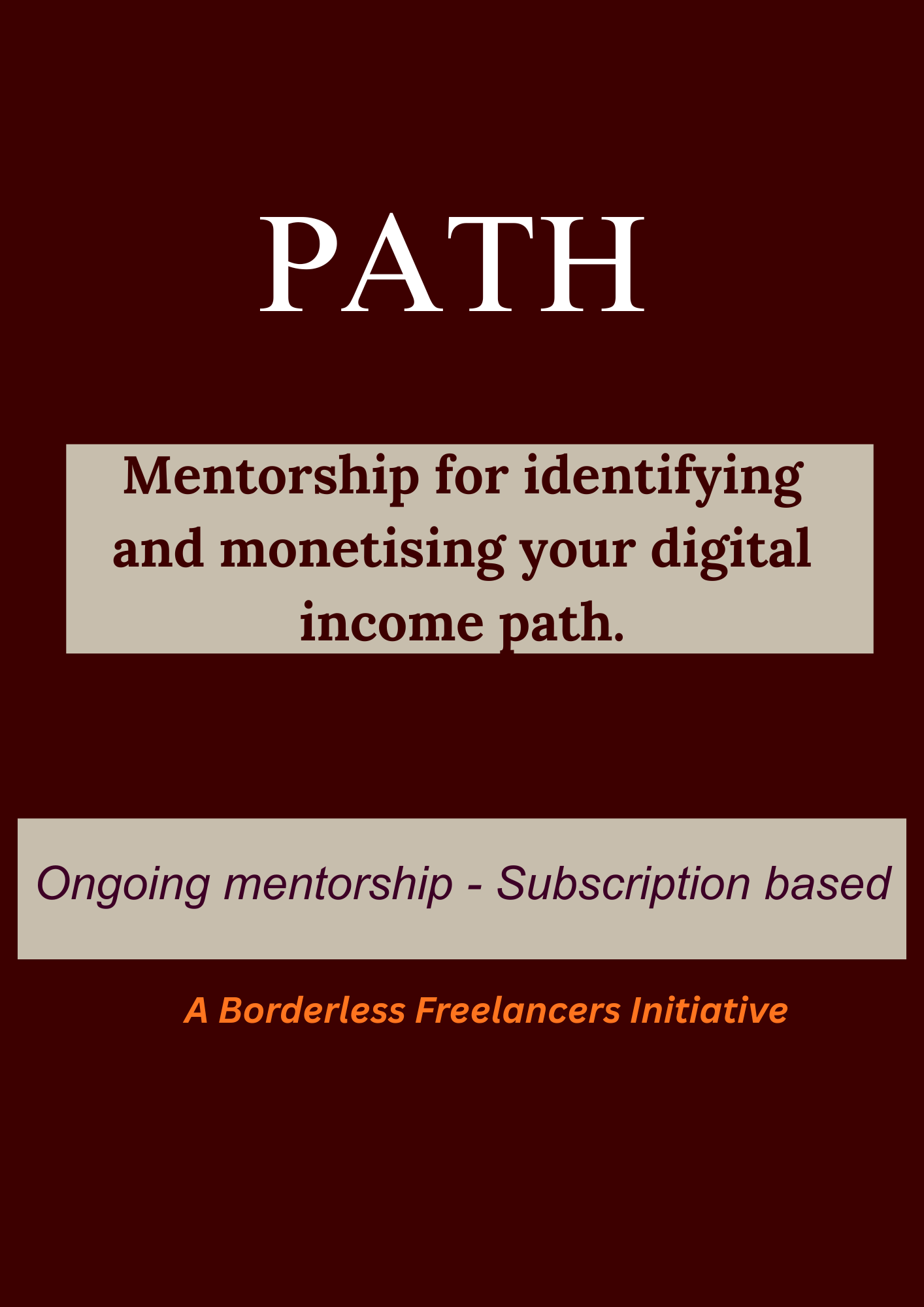 PATH Digital Income Mentorship