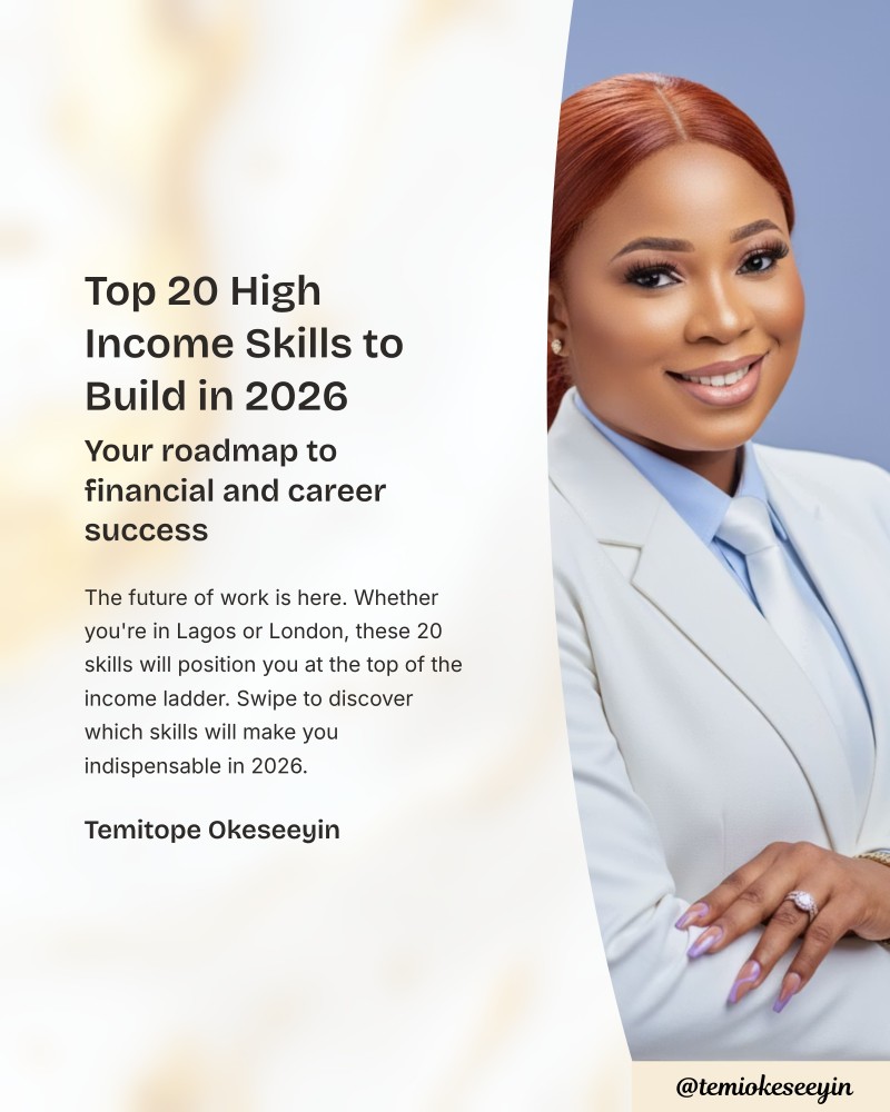 Top 20 High Income Skills for 2026