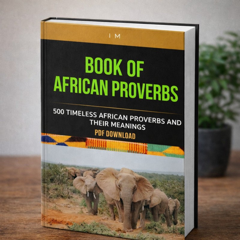 Book of African Proverbs: 500 Timeless African Proverbs and Their Meanings (PDF eBook)